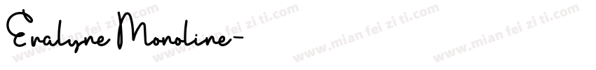 Eralyne Monoline字体转换